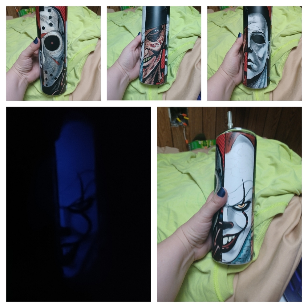 Horror Star Glow in Dark 20oz tumblers